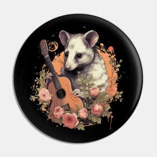 possum play guitar Pin