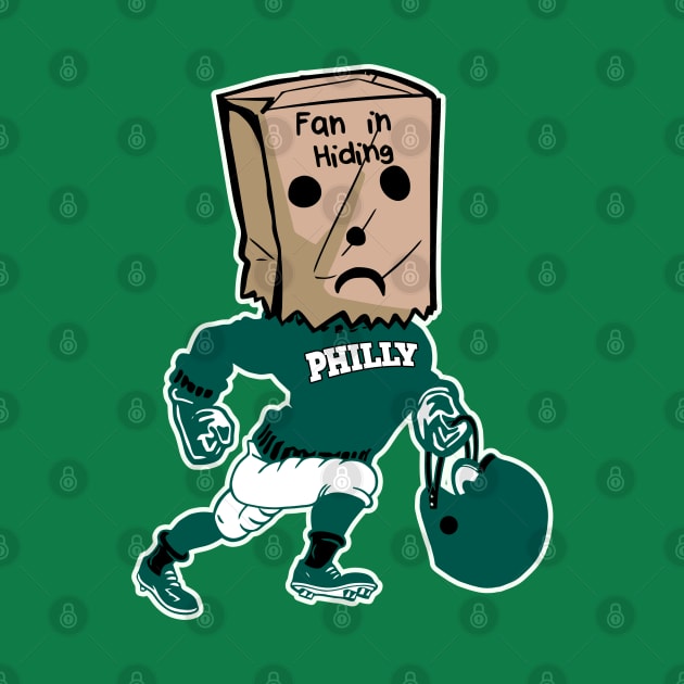 Philadelphia Fan In Hiding by darklordpug