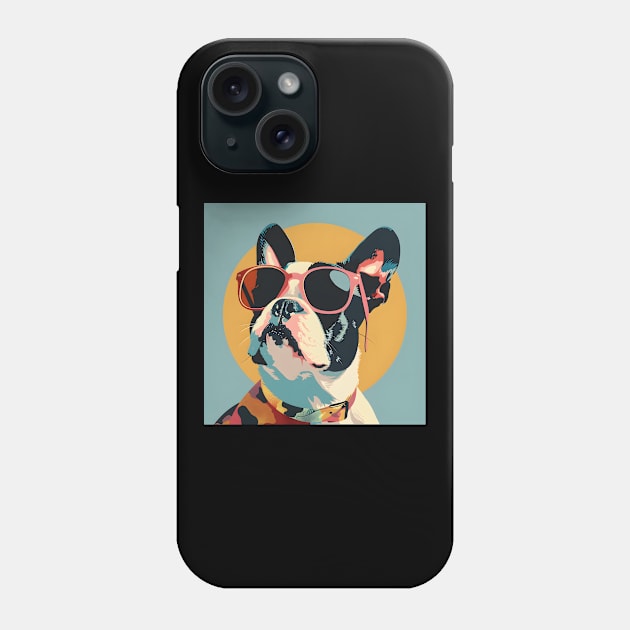 Boston Terrier in 80's Phone Case by NatashaCuteShop