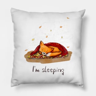 The Fox (I'm sleeping) Pillow