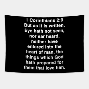 1 Corinthians 2:9  Bible Verse Typography KJV Tapestry