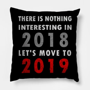 New year 2019 Pillow