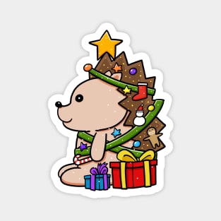 Hedgehog christmas tree Magnet