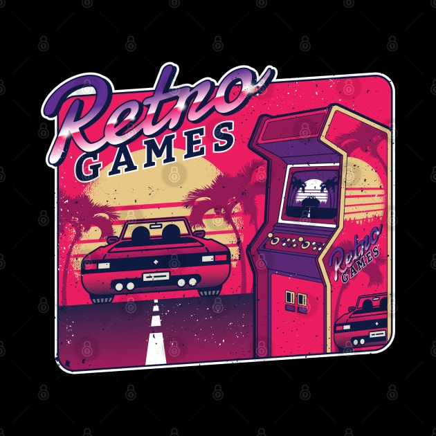 Retro gaming 80's Style Arcade by madeinchorley