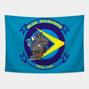 F/A18 Rhino - VFA146 Blue Diamonds Tapestry