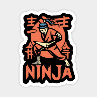 Ninja warrior Magnet