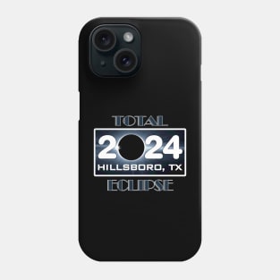 Eclipse Hillsboro Texas York Total Solar Eclipse April 2024 Totality Phone Case