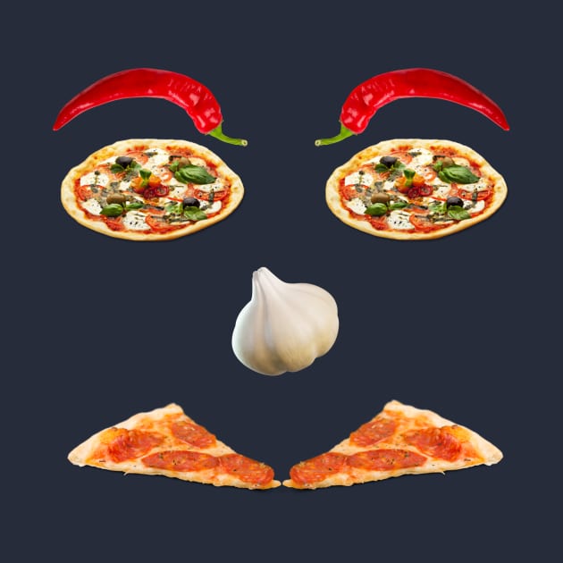 Pizza face by Rickido