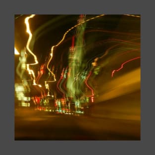 abstract city view, blur, lens T-Shirt