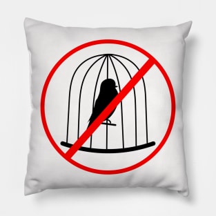 Freedom for Birds Pillow