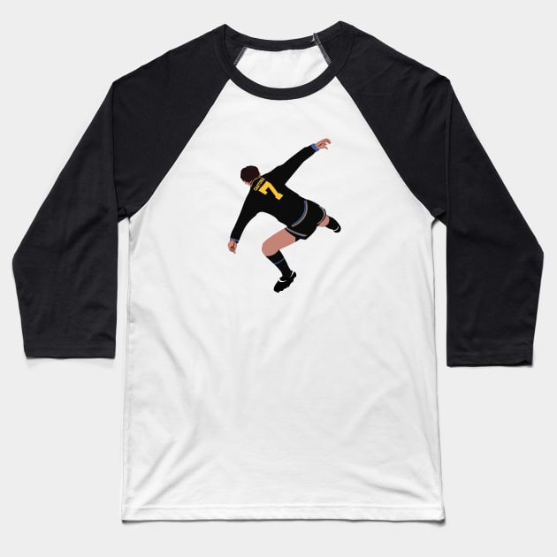 TheUnitedPage Eric Cantona Kung Fu Kick Baseball Tee