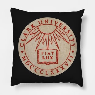 1953 Clark University Logo - Worcester, MA Pin Pillow