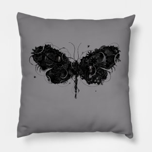 Butterfly No.3 b/w Pillow