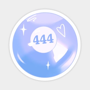 444 Angel Number Pool Ball Magnet