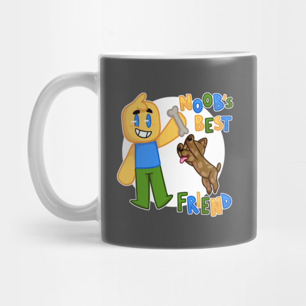 Noob S Best Friend Roblox Noob With Dog Roblox Inspired T Shirt Roblox Noob Dog Mug Teepublic - get noob shirt roblox