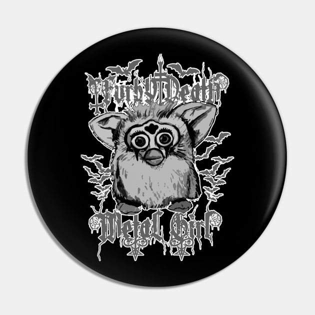 Furby metal Pin by sevencrow