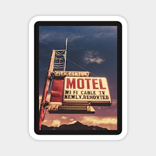 Retro Vintage Motel Sign Magnet