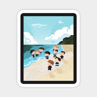 EXO by the beach Magnet