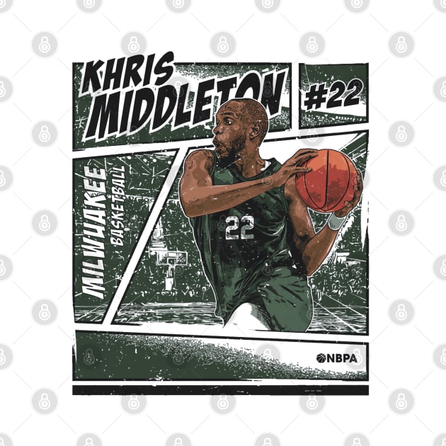 Khris Middleton Milwaukee Comic by ClarityMacaws