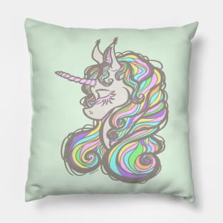 Rainbow Unicorn Pillow