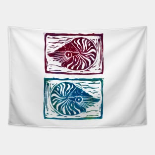 Nautilus Print Tapestry