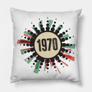 1970s ☻ RETRO rules ☻ retro color pallete / retro style sticker ✔ Pillow