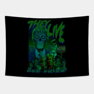 They Live, Classic Sci-Fi, (Version 2) Tapestry