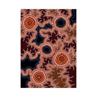 Aboriginal Art - Pathways 2 T-Shirt