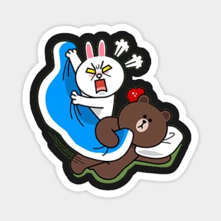 brown and cony Magnet