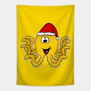 Summer Christmas Octopus Xmas July Tapestry