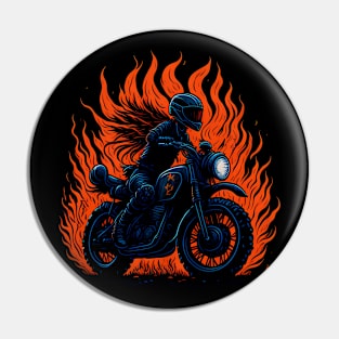 Fire Racer Pin