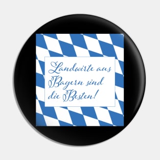 Farmer-Bavaria motif Pin