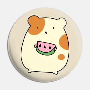 Watermelon Half Hamster Pin