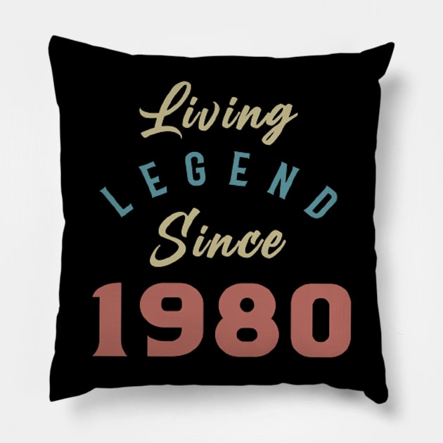 living legand since 1980 Pillow by kakimonkey