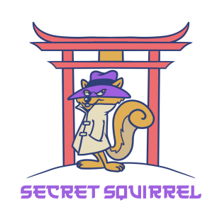 Secret Squirrel Retro Japanese T-Shirt