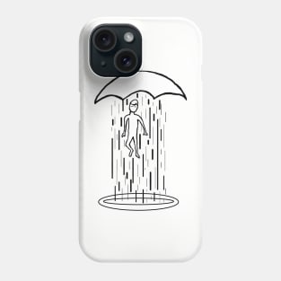 Power man umbrella seven Phone Case