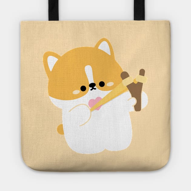 Corgi Heart Part 2 Tote by theladyernestember