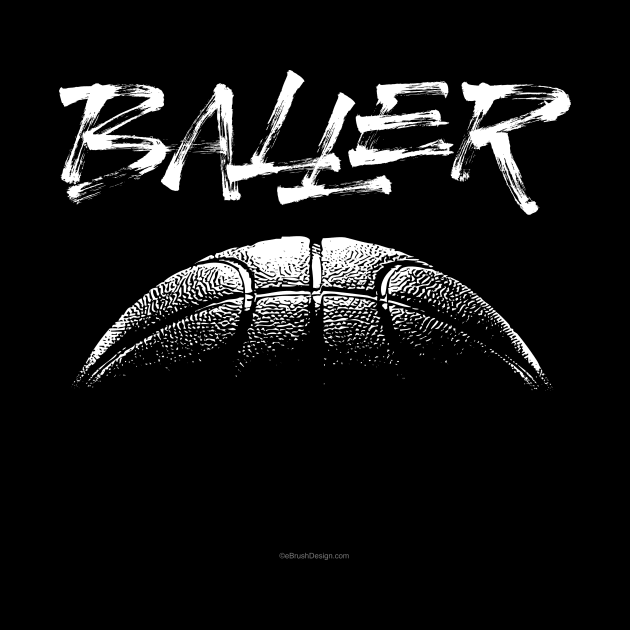 Baller (basketball) by eBrushDesign