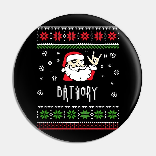 bathory santa metal Pin by mantaplaaa