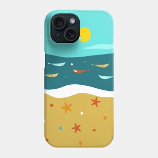 Atomic Age Mid Century Summer Beach II Phone Case