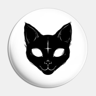 Satanic Cat Pin