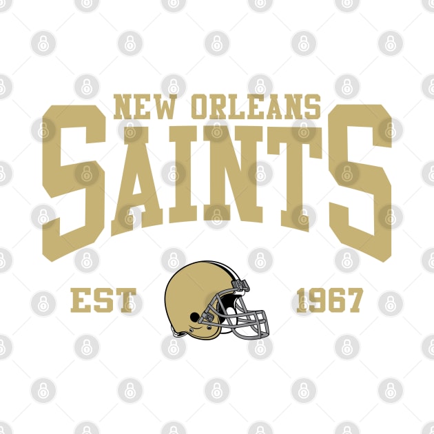 Retro New Orleans Football by genzzz72