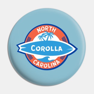 Corolla NC Surf Pin