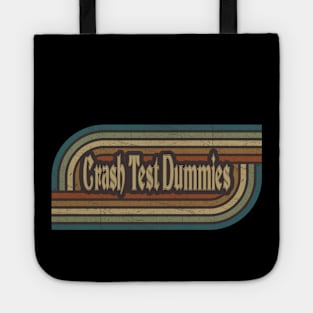 Crash Test Dummies Vintage Stripes Tote