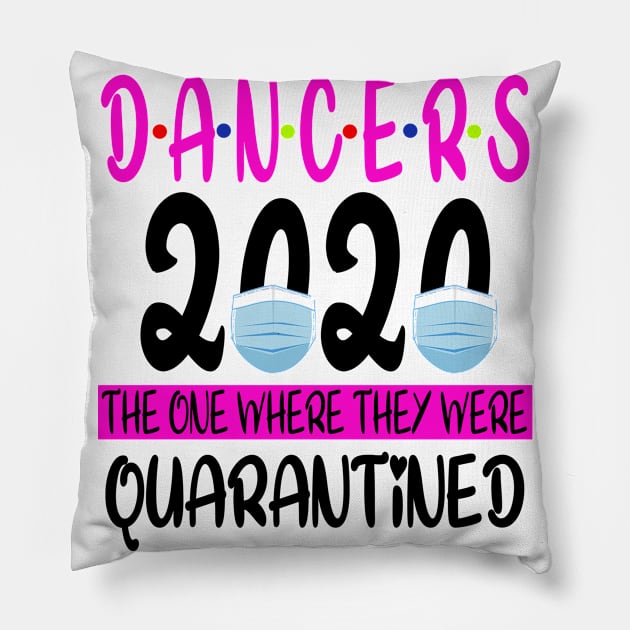 DANCERS 2020 The One Where We Were Quarantined - Social Distancing Pillow by Redmart