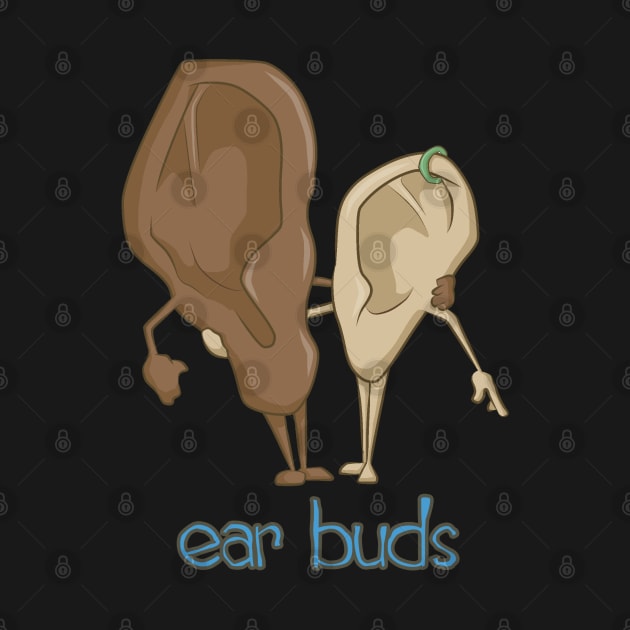 ear buds by bobgoodallart