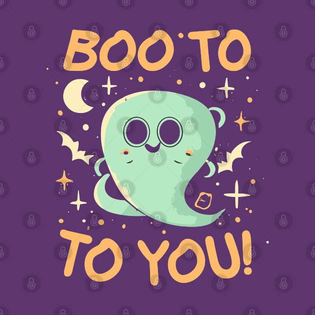 Ghostly Greetings Boo to You by Quote'x