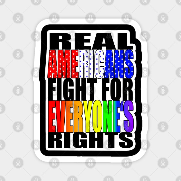 Real Americans Magnet by crowjandesigns