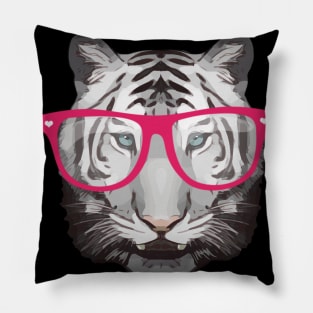 Tiger face hipster wild animals Pillow