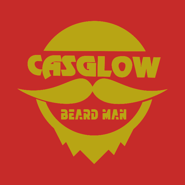 CASGLOW BEARD MAN TSHIRT by damieloww